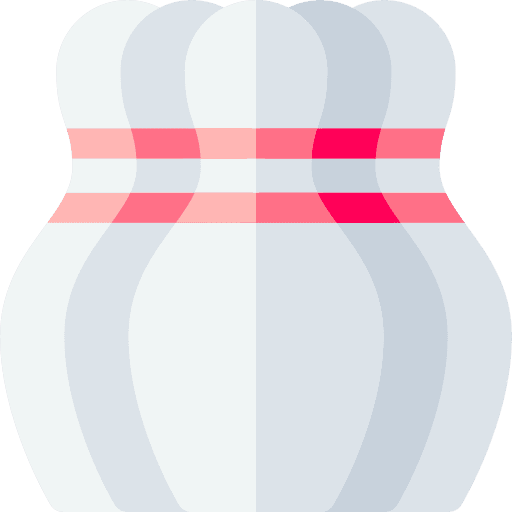 Bowling pins sports leisure sports and competition icon Bowling pins sports leisure sports and competition icon