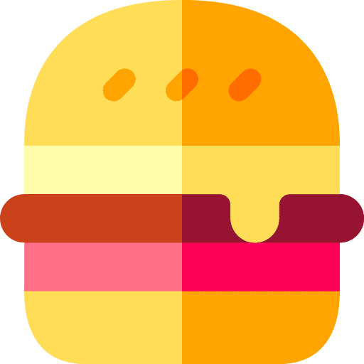 Burger fast food burger junk food icon Burger fast food burger junk food icon