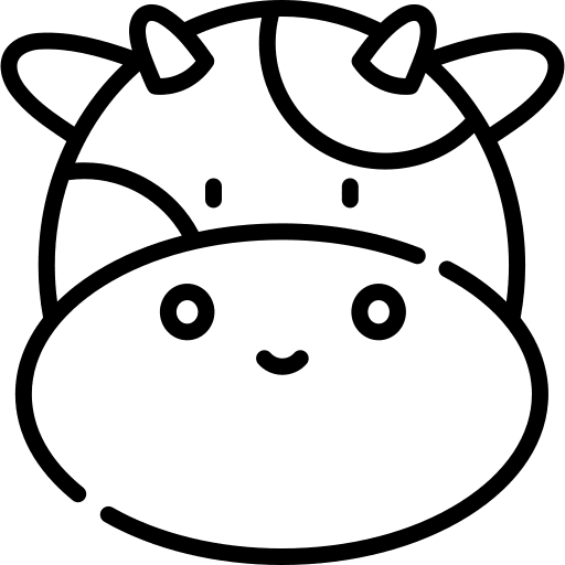 Cow cow mammal cattle icon