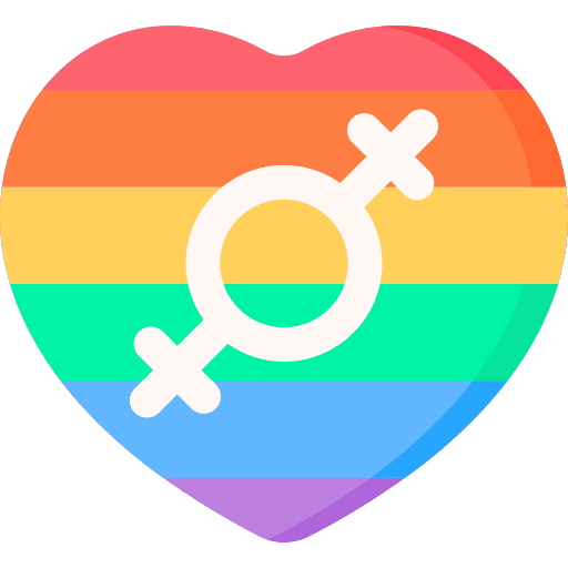 Pride love and romance lesbian symbol icon Pride love and romance lesbian symbol icon
