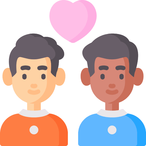 Couple love and romance men homosexual icon Couple love and romance men homosexual icon
