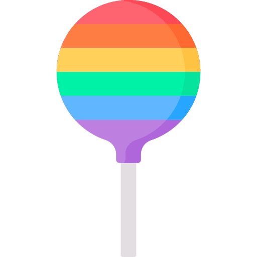 Lollipop sugar miscellaneous candy icon Lollipop sugar miscellaneous candy icon