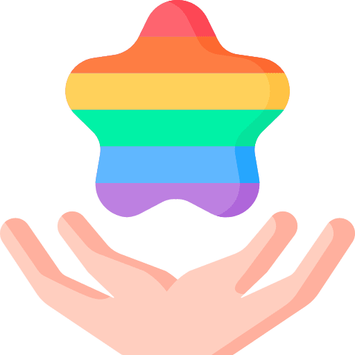 Star miscellaneous stars rainbow icon Star miscellaneous stars rainbow icon