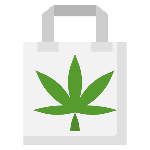 Bag cannabis bag marijuana icon Bag cannabis bag marijuana icon