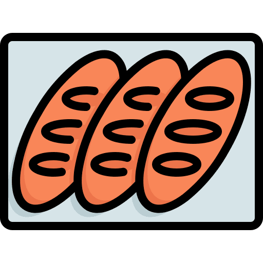 Bread breakfast food and restaurant meal icon Bread breakfast food and restaurant meal icon