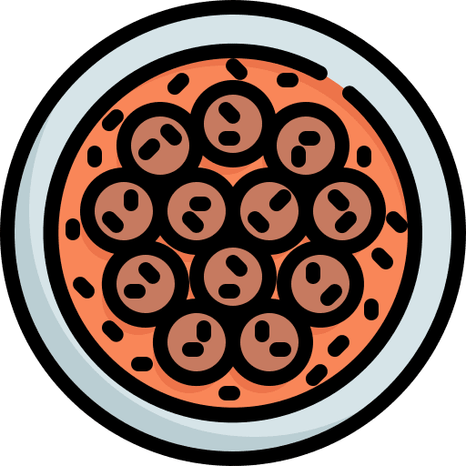 Meatball meat sauce food and restaurant icon Meatball meat sauce food and restaurant icon