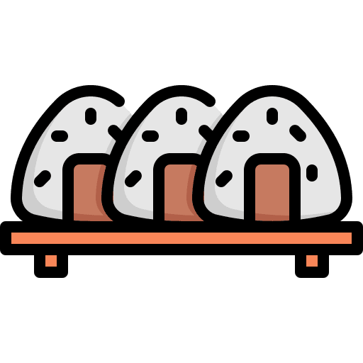 Onigiri ball japanese onigiri icon Onigiri ball japanese onigiri icon