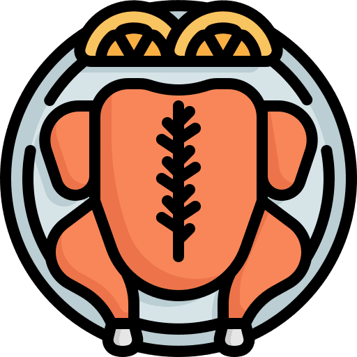 Roast chicken chicken leg meat poultry icon Roast chicken chicken leg meat poultry icon