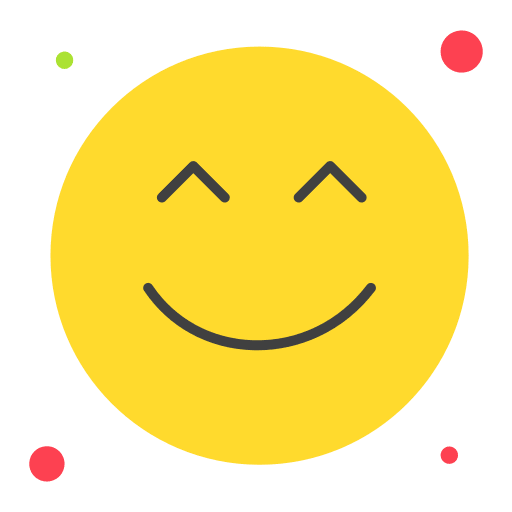 Happy face people emoji smile icon