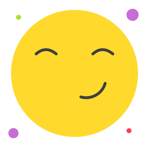 Naughty feel emoticons face icon
