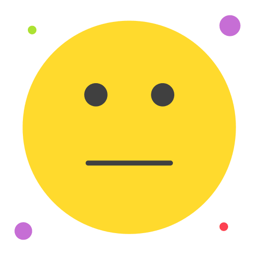 Neutral emoji neutral smileys icon
