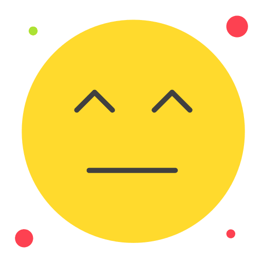Neutral expression emoticons emoji icon Neutral expression emoticons emoji icon