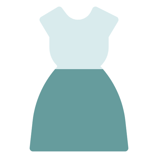 Woman clothes femenine dress long dress icon