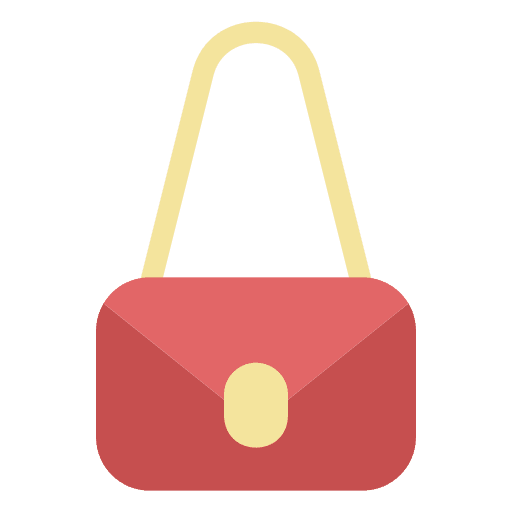 Handbag purse leather bag stylish bag icon Handbag purse leather bag stylish bag icon
