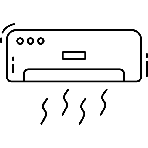 Air conditioner furniture and household electronics air conditioner icon Air conditioner furniture and household electronics air conditioner icon
