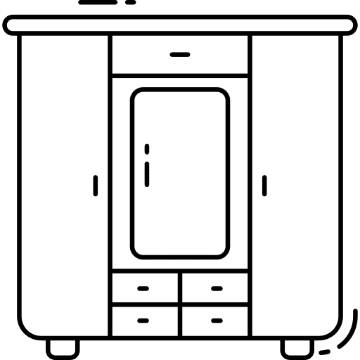 Cupboard furniture and household wardrobe home furniture icon Cupboard furniture and household wardrobe home furniture icon