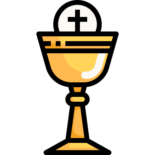 Communion christianism chalice goblet icon