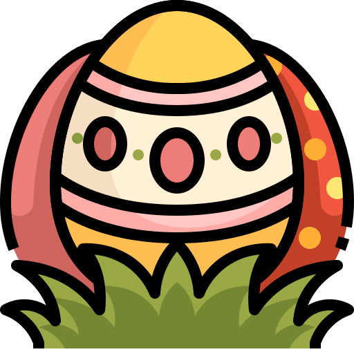 Easter eggs tradition season easter day icon Easter eggs tradition season easter day icon