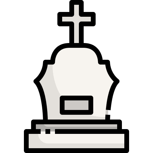Cemetery christianity tomb dead icon Cemetery christianity tomb dead icon