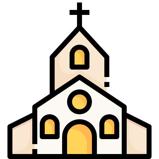 Church religion building christianity icon Church religion building christianity icon