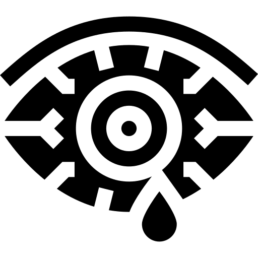 Conjunctivitis inflammation conjunctivitis eye icon