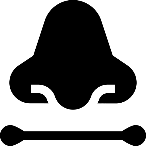 Cotton swab covid pcr test test icon