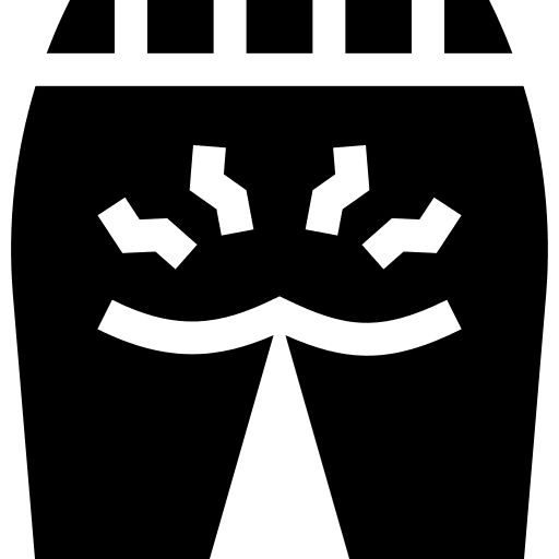 Pain in buttocks sick disease legs icon