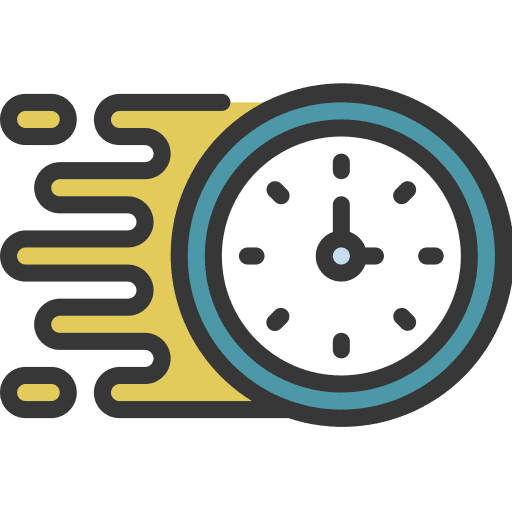 Fast time watch time and date stopwatch icon