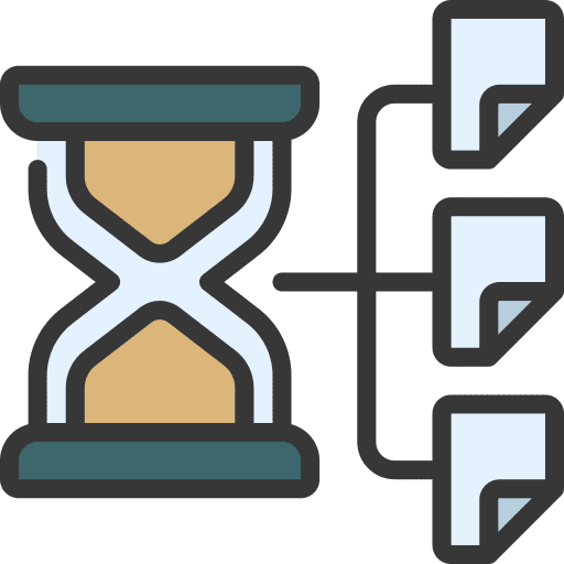 Pending tasks requirements time and date task planning icon