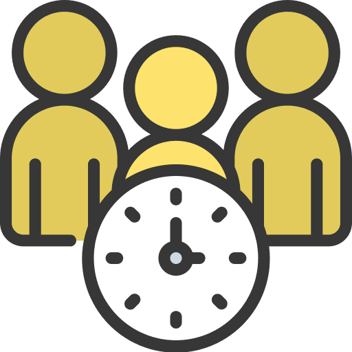 Team management leadership work team management icon