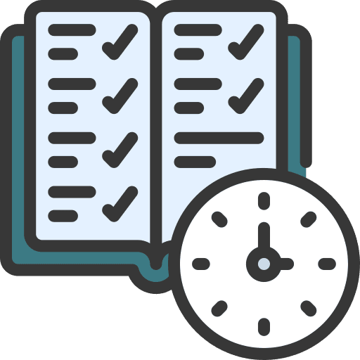 Checklist schedule checklist time management icon
