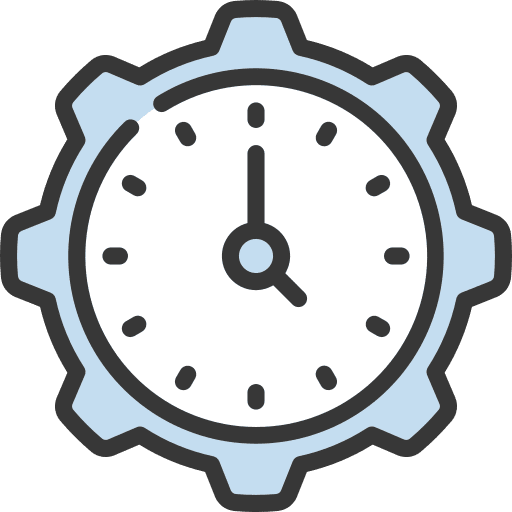 Time management schedule time management efficiency icon