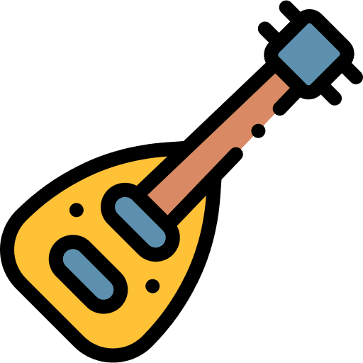 Oud morocco string instrument music and multimedia icon