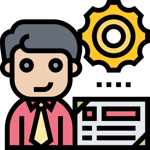 Business card card icons project manager icon