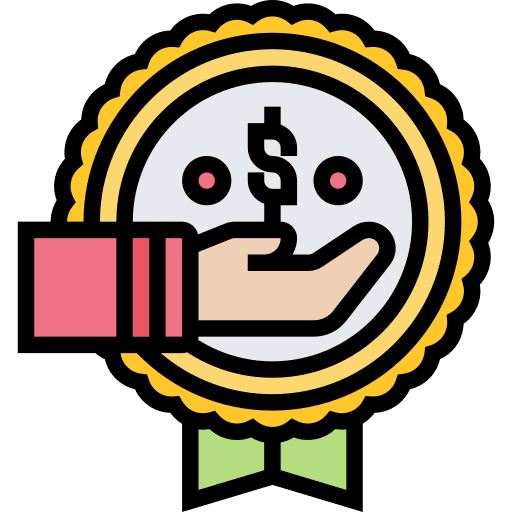 Money back guarantee guarantee dollar symbol safety icon