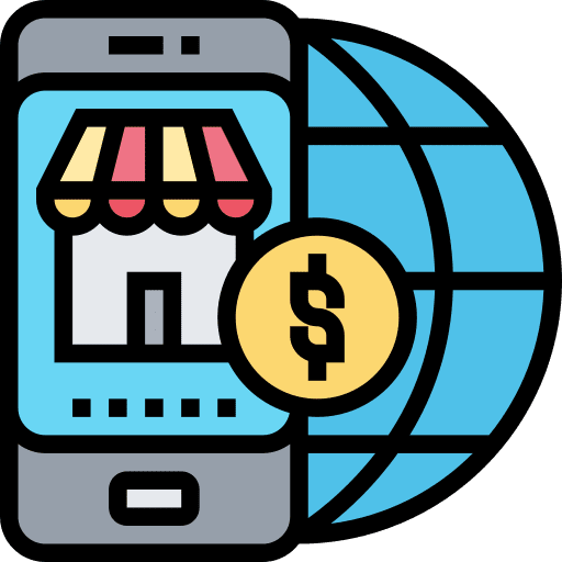 Online marketing international customer behavior online marketing icon