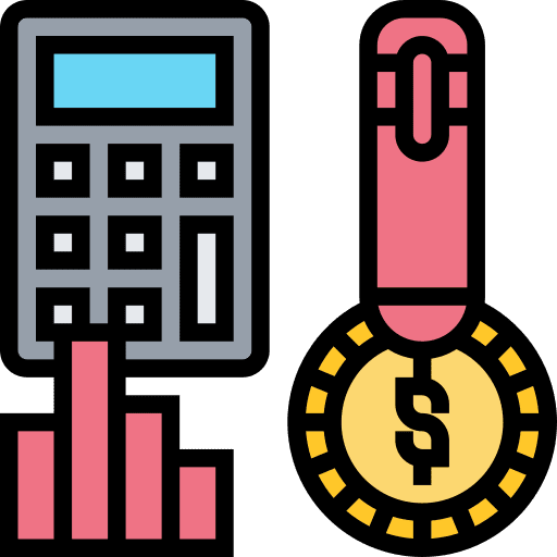 Budget administration accountant budget icon