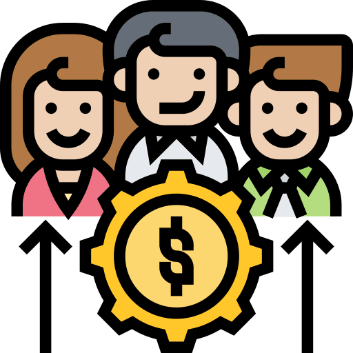 Employee business and finance pay wage icon