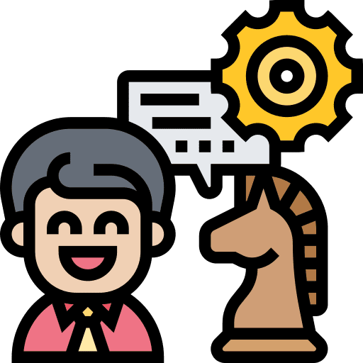 Strategy archive chess piece business and finance icon