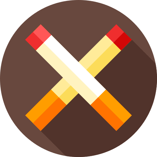 No smoking cigarette no smoking healthcare and medical icon