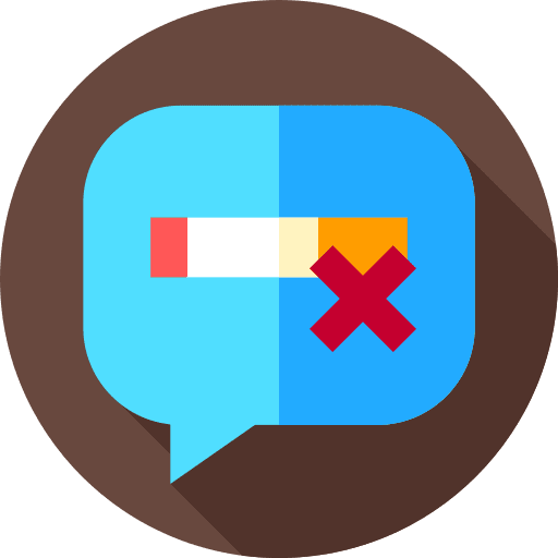 No smoking no smoking cigarette healthcare and medical icon