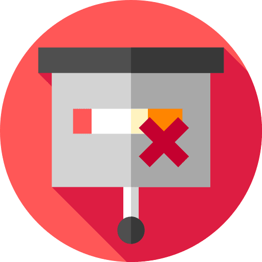 No smoking no smoking tobacco board icon