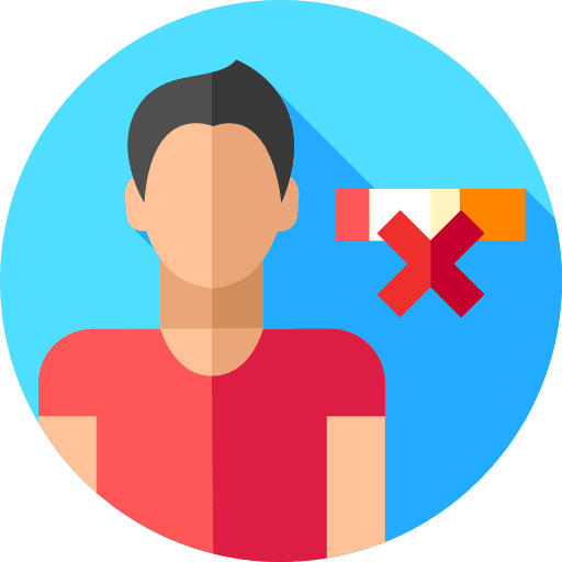 No smoking user forbidden smoke icon