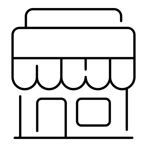 Store commerce supermarket retail icon Store commerce supermarket retail icon