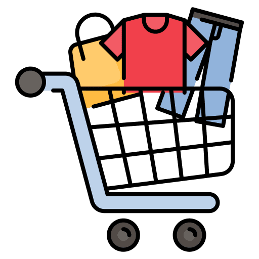 Shopping cart shopping cart purchase tshirt icon