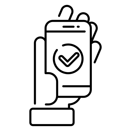 Verified verified hand ui icon Verified verified hand ui icon