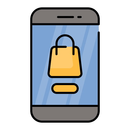 Online shop purchase ecommerce electronics icon Online shop purchase ecommerce electronics icon