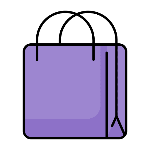 Shopping bag shopper commerce and shopping purchase icon Shopping bag shopper commerce and shopping purchase icon