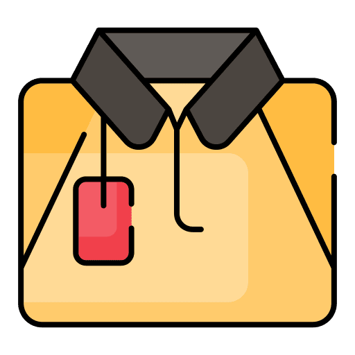 Tshirt garment price label tshirt icon
