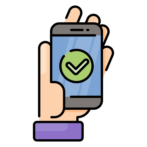 Verified approved tick electronics icon Verified approved tick electronics icon